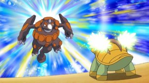 Pokemon Season 12. Episode #609 - Challenging A Towering Figure