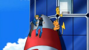 Pokemon Season 13. Episode #634 - The Fleeing Tower of Sunyshore