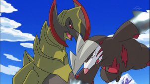 The Dragon Buster Appears! Iris & Excadrill!!