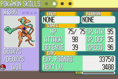 The Deoxys Factor