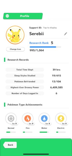 Research Rank in Pokémon Sleep Image