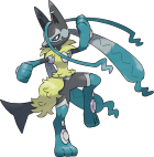Mega Lucario Z Artwork
