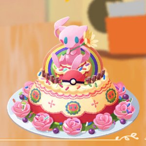 Mew Flower Cake