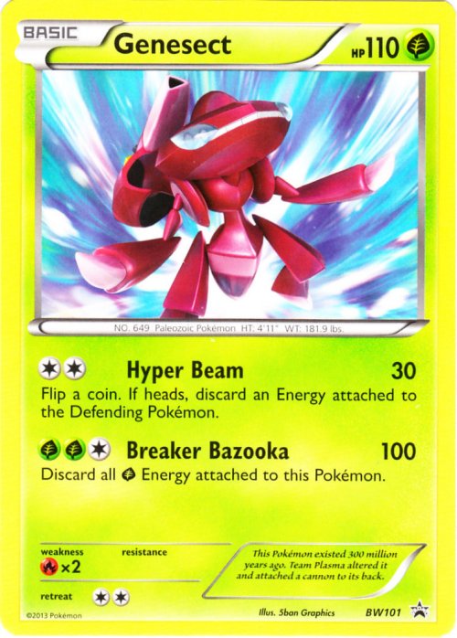 Genesect (BW101) [Black & White: Black Star Promos]