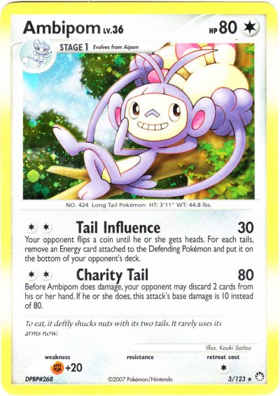 Ambipom - Pokemon GO #58 Pokemon Card