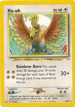 Ho-Oh ex [1st Edition] #20 Prices, Pokemon Japanese Golden Sky, Silvery  Ocean