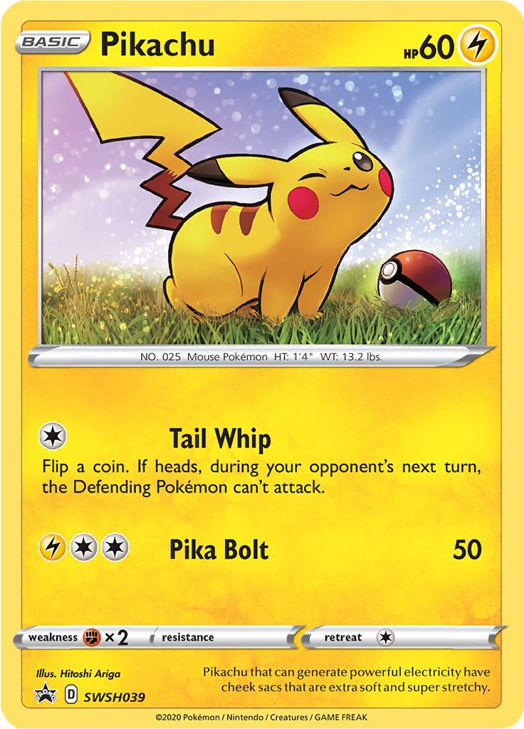 Serebii.net Pokémon Card Database - SWSH Promos - #39 Pikachu