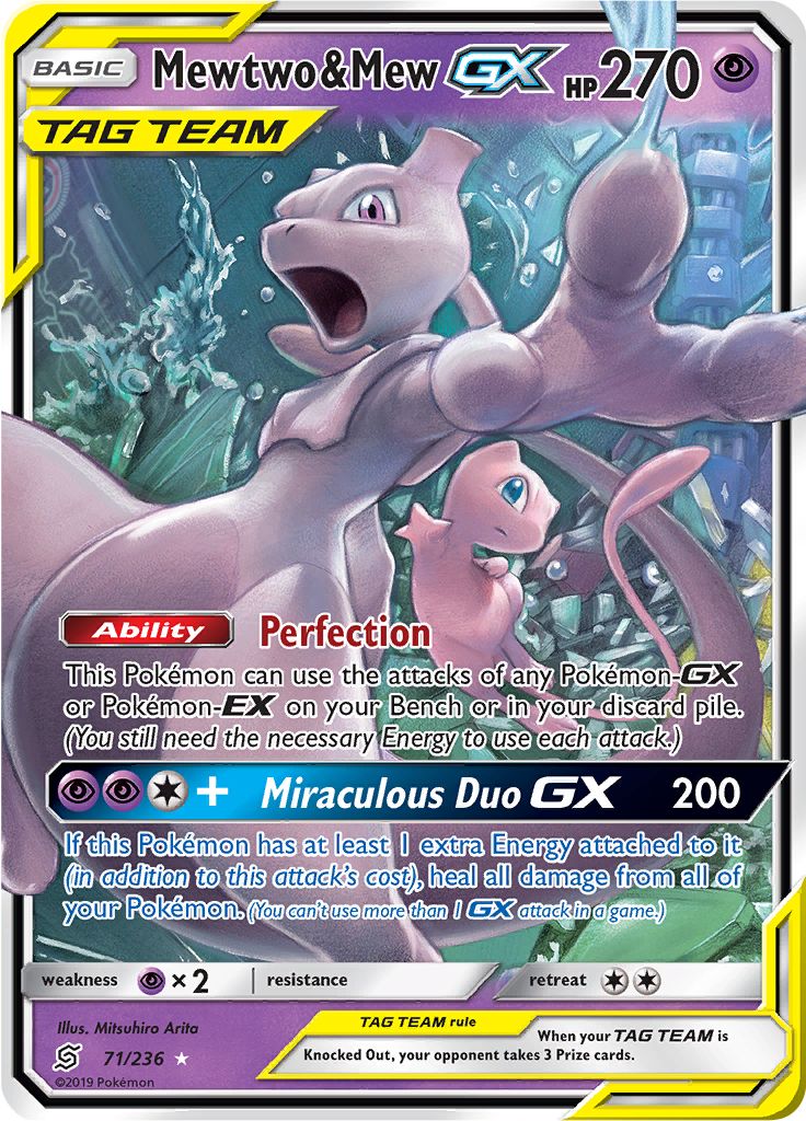 Pokemon Shining Legends Mewtwo-GX #39 