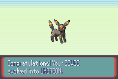 Pokemon ORAS How to Evolve Eevee into Umbreon 