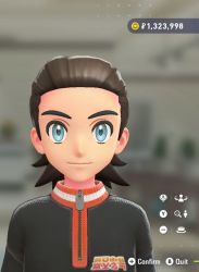 Slicked back