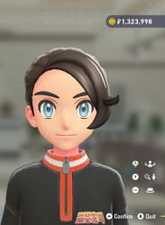 Low chignon