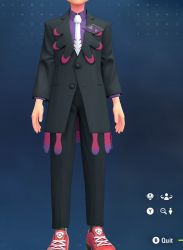 Corbeau's Suit & Tie Set