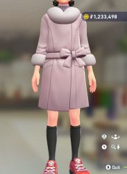 Fur Coat & Turtleneck Set