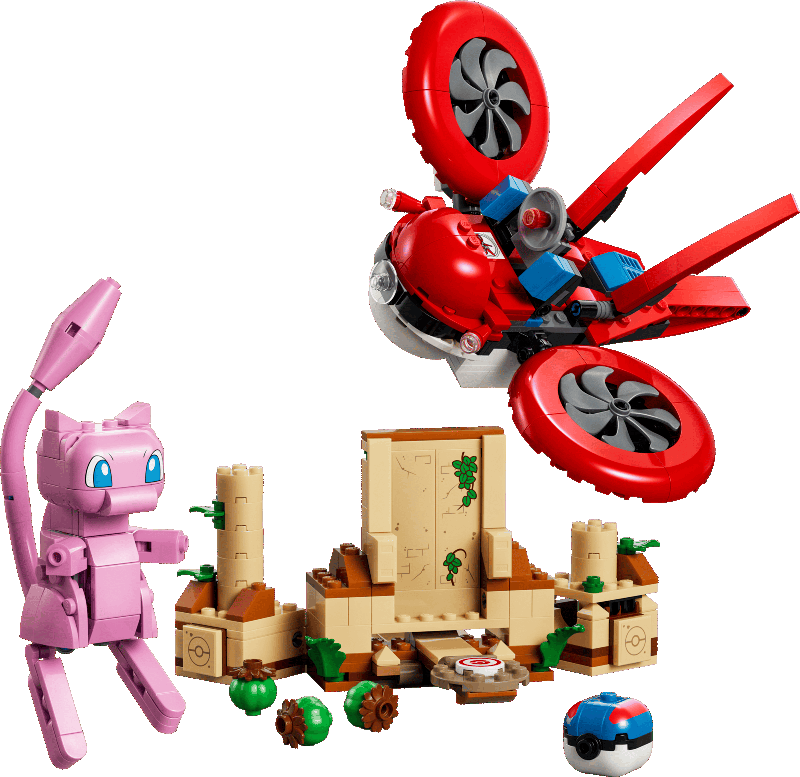 Drone Search for Mythical Mew LEGO Pokémon Image