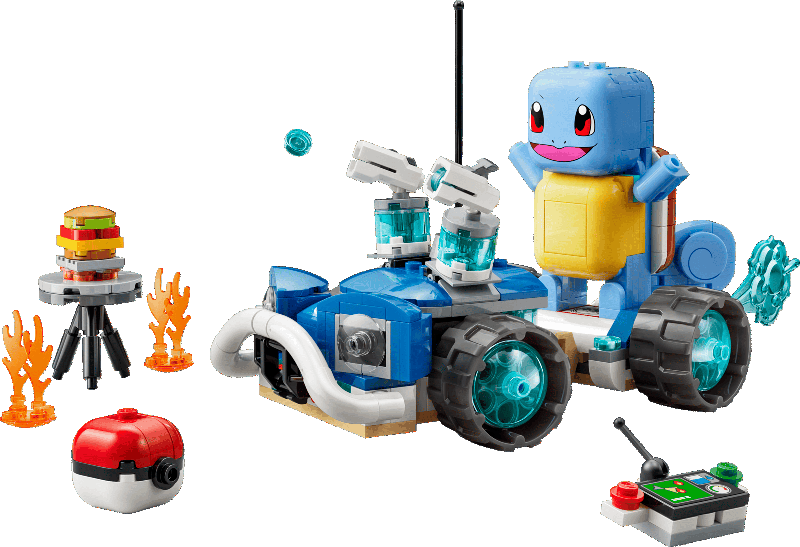 Trainer's Buggy Adventure with Squirtle LEGO Pok&eacute;mon Image