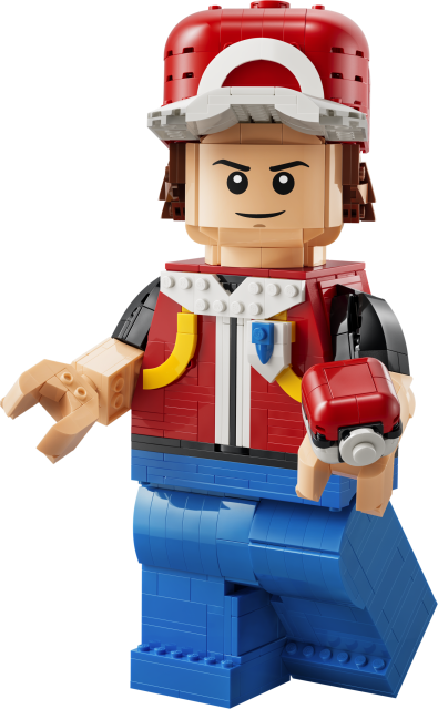 Up-Scaled Red Minifigure LEGO Pok&eacute;mon Image
