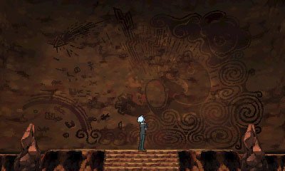 A cave painting in Alpha Sapphire