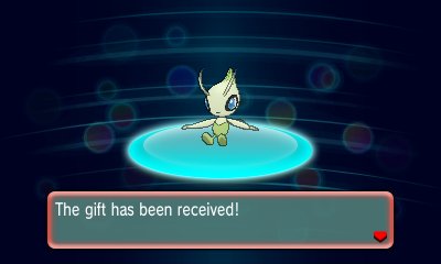 Pokemon Sun and Moon ORAS 20th Anniversary Event Pokemon Celebi w/ PP Max