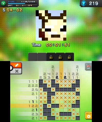 Pok mon Picross Pre Release Screenshots Pok mon Picross Pre Release Screenshots