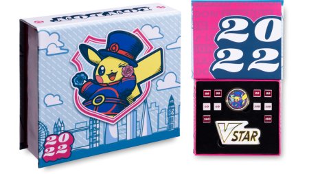 World Championships Pokémon Center Pop-Up Store Coin, Damage Counters & VSTAR Marker Set  - City