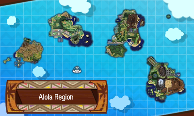 Alola Region Map : r/pokemon