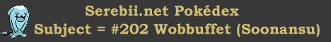 Wobbuffet Pokdex