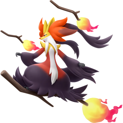 Mega Delphox Artwork
