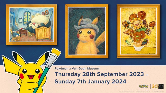 Pokémon x Vincent Van Gogh Museum