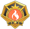 Gold Fire Move Badge