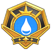 Gold Water Move Badge