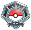 Silver Poke Ball Badge