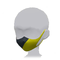 Canari's Face Mask Lemon Yellow