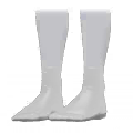Simple Quarter Socks White