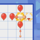 Use the arrows to pop every balloon!