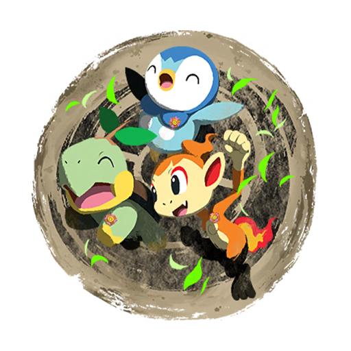 Turtwig, Chimchar & Piplup