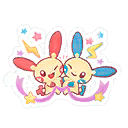 Reward for Challenge Trade Plusle and Minun