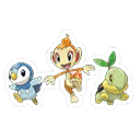 Reward for Challenge Register Turtwig, Chimchar and Piplup from Pokémon Diamond, Pokémon Pearl, or Pokémon Platinum