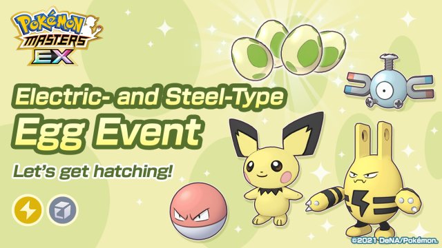 Electric and Steel-type Egg Event Image
