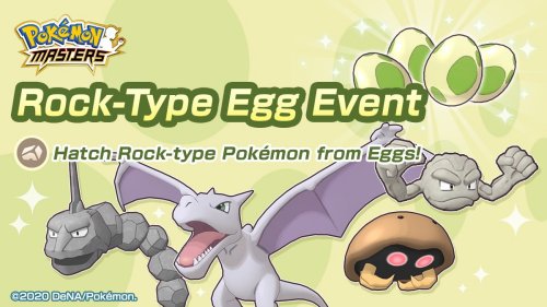 Pokmon Masters - Rock-type Egg Event