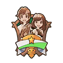 1 Star Shining Sky-High Sync Moves Medal