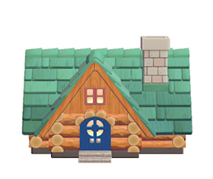 Aquamarine Leaf house kit