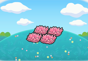 Pink tall grass