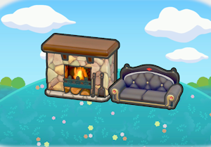 Fireplace nap spot