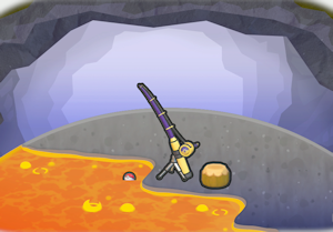 Magma fishing spot