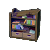 Broken bookcase