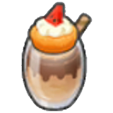 Coffee parfait smoothie