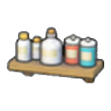 Decorative storage shelf