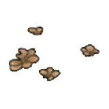 Dry blue-green shoots