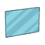 Glass pane (sloped)