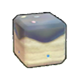 Muddy pure-white soil